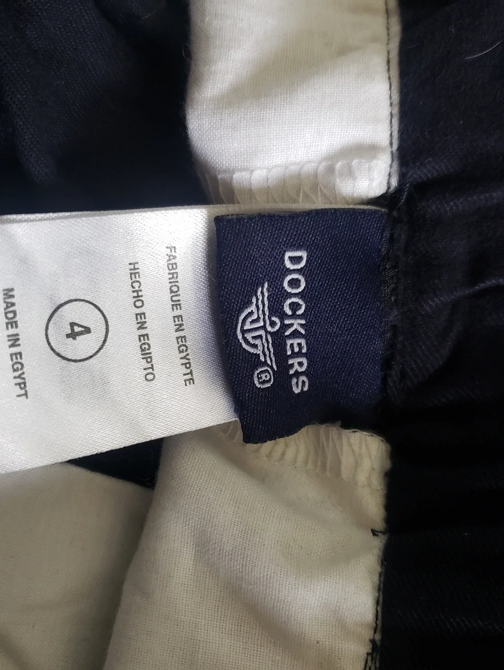 Dockers Boys White Button-Down Shirt & Pleated  Navy Trouser Pant Size 4 New 1g